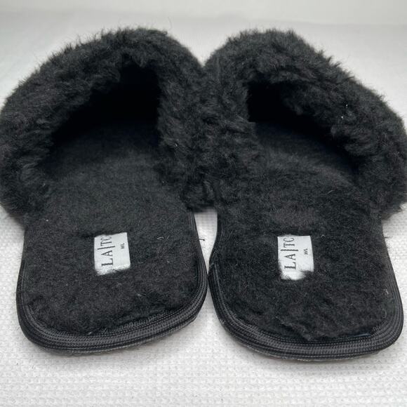 Bel Air Bad Ass Black Slippers Size M/L - Picture 3 of 6